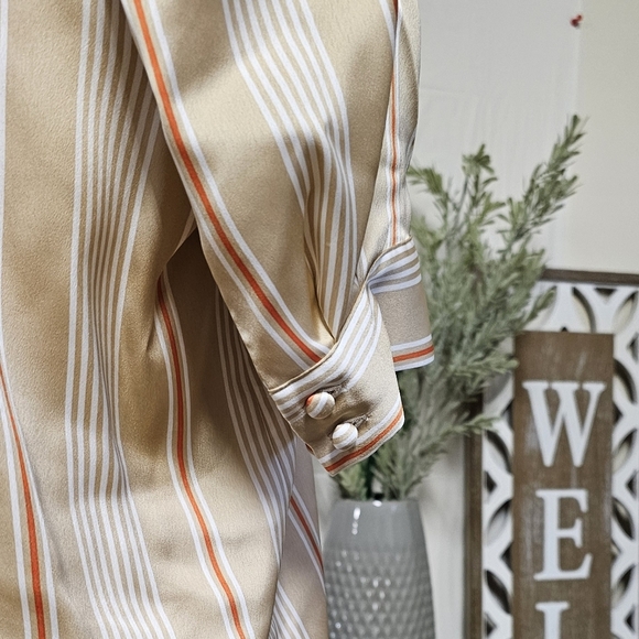 WORTHINGTON | WENDY STRIPE BLOUSE - NWT! - Picture 11 of 16